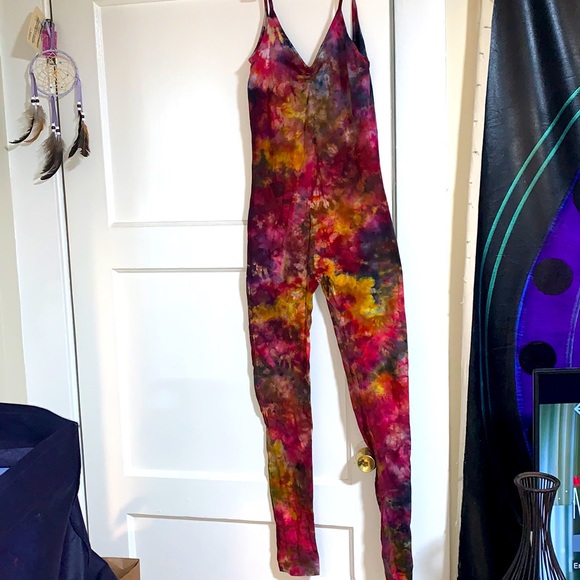 Pants - Custom tie dye jumpsuit